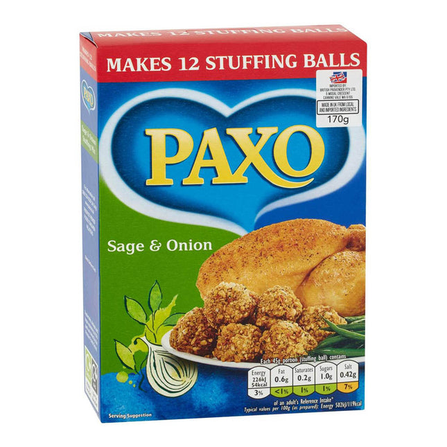 Paxo Sage & Onion Stuffing Mix 170G ( BB 30/01/2026 )