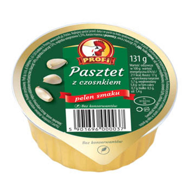 Profi Pasztet Garlic Pate 131G ( BB 12/02/2027 )