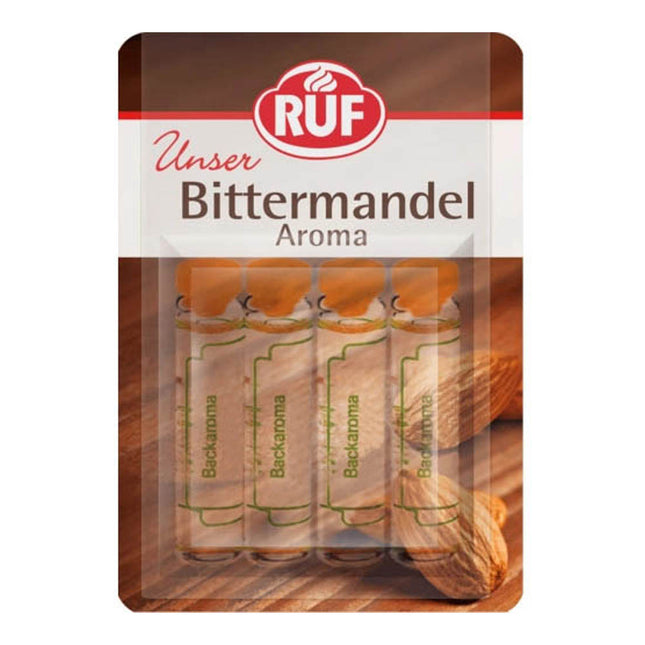 Ruf Bitter Almond Essence Aroma 4 x 2ML ( BB 30/04/2027 )