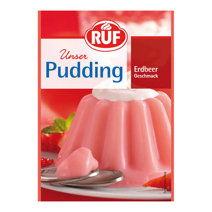 Ruf Strawberry Pudding Powder Erdbeer 3 Pack 3 x 38G ( BB 08/2024 )
