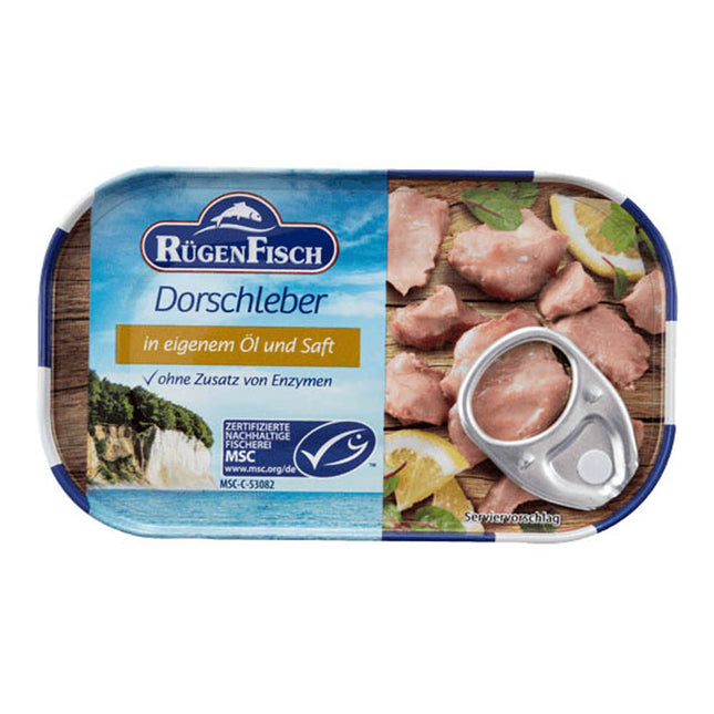 Rugen Fisch Cod Liver 120G ( BB 12/2028 )