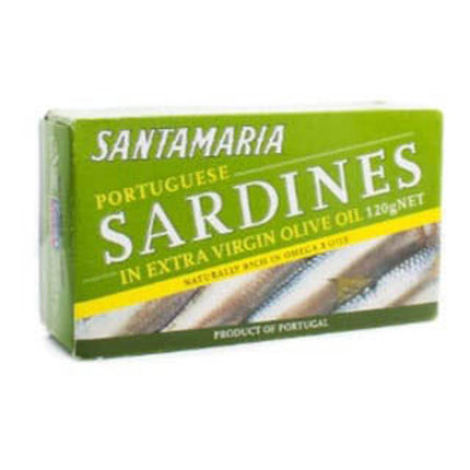 Santamaria Sardines in Extra Virgin Olive Oil 120G ( BB 31/12/2027 )