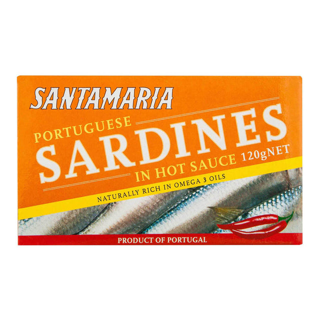 Santamaria Sardines in Hot Sauce 120G ( BB 31/07/2020 )
