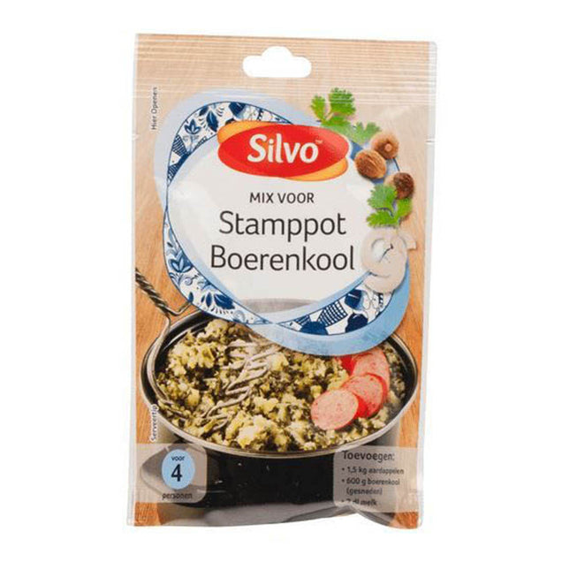 Silvo Stamppot Boerenkool Potato Stew with Kale Mix 28g ( BB 29/11/2026 )