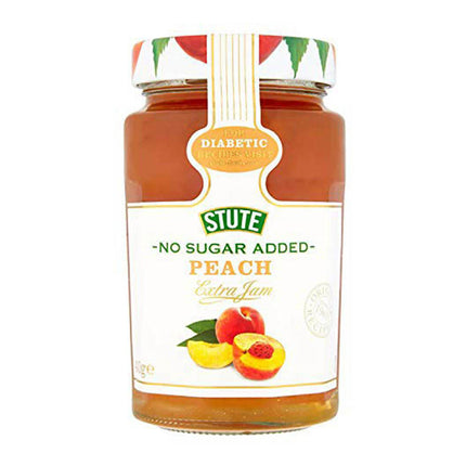 Stute Diabetic Peach Jam 430G no sugar added  ( BB 17/01/2025 )