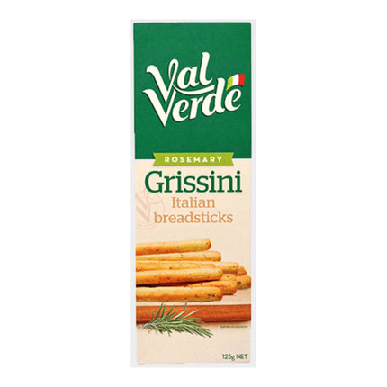 Val Verde Grissini Salt Italian Breadsticks 125G ( BB 30/01/2026 )