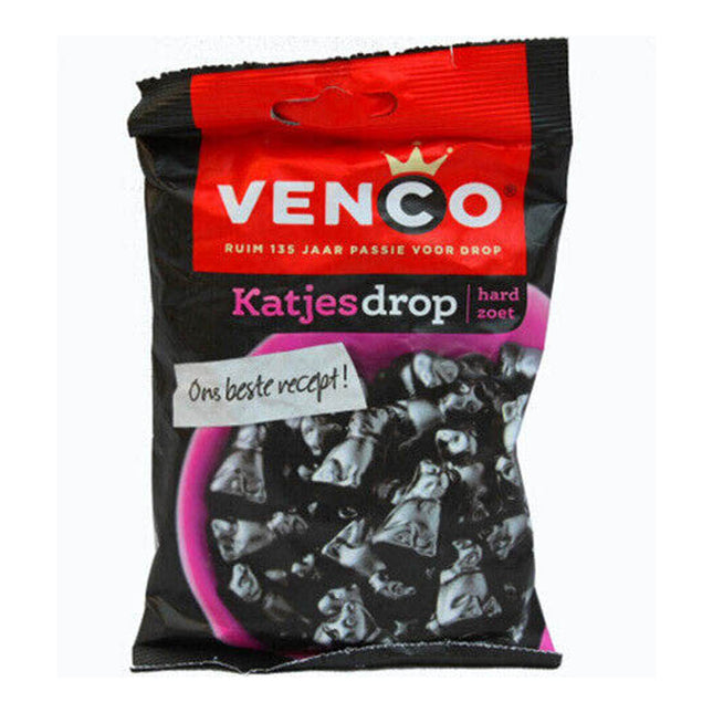 Venco Katjesdrop / Cat Shaped Licorice 120G ( BB 29/11/2026 )