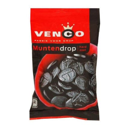 Venco Muntendrop / Coin Licorice Sweet 168g ( BB 25/03/2025 )