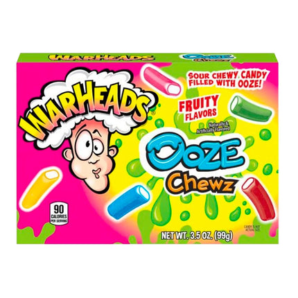 Warheads Ooze Chewz Fruity Flavours 99g ( BB 17/08/2024 )